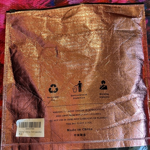 Ginasy black faux leather pleather ankle leggings - Picture 4 of 16